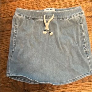 Old Navy Light Blue Denim Skirt